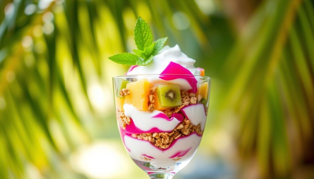 dragon fruit parfait