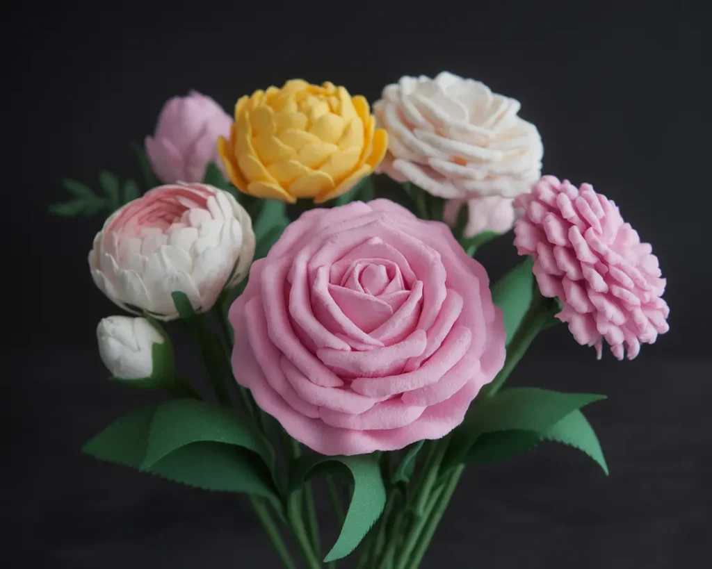 The Art of Foam Flowers: A Craft That Brings Joy and Beauty